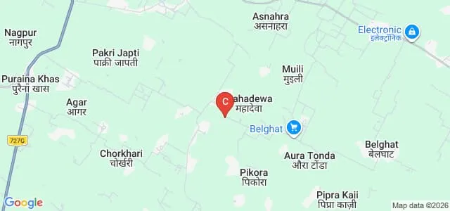 Gaura Devi Mahila Mahavidyalaya, Basti Map