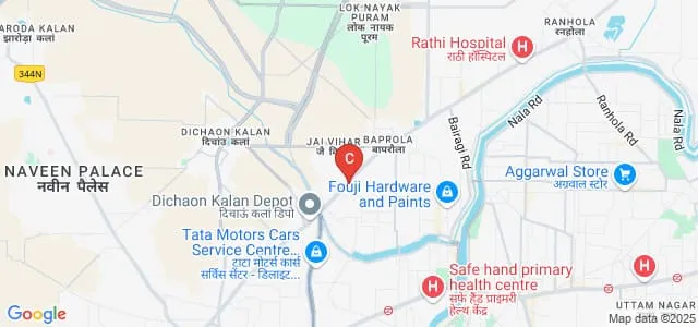 Sant Hari Dass College of Higher Education, New Delhi Map