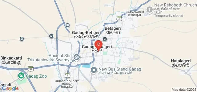 Smt MB Huilgol College of Education, Gadag Map