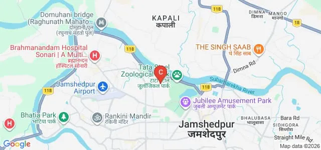 Jamshedpur Cooperative College, Jamshedpur Map