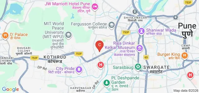 Adarsha Comprehensive College of Education and Research, Pune Map