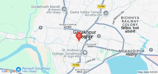 National Institute of Electronics and Information Technology, Gorakhpur Map