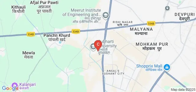 Sardar Patel Subharti Institute of Law, Meerut Map