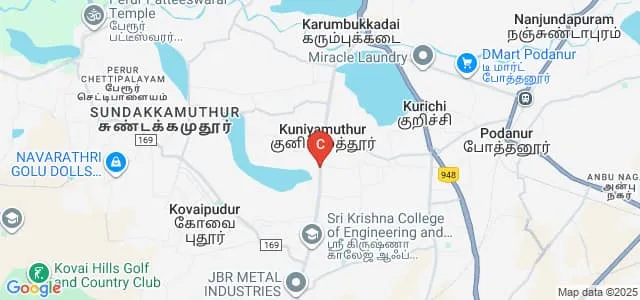 Nehru College of Aeronautics and Applied Sciences, Coimbatore Map