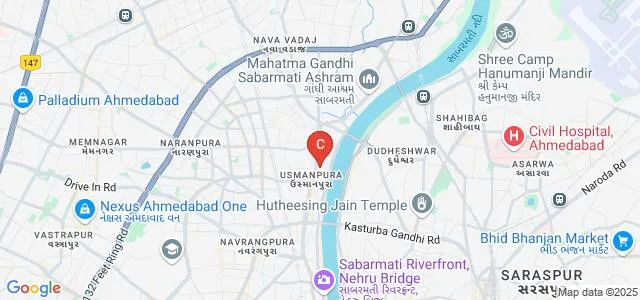 Ahmedabad Institute of Business Management, Ahmedabad Map