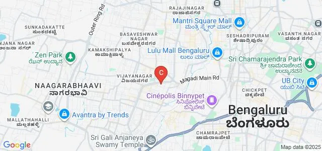 Sri Adichunchanagiri College of Business Management College, Bangalore Map