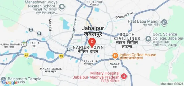 NES Law College, Jabalpur Map