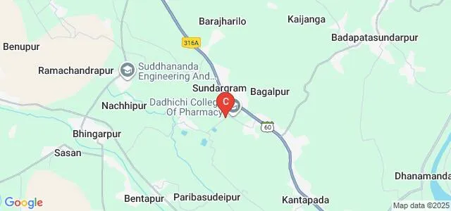 Dadhichi College of Pharmacy, Cuttack Map