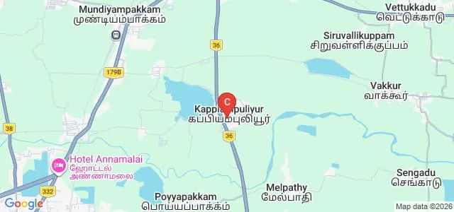 Siga College of Education, Villupuram Map