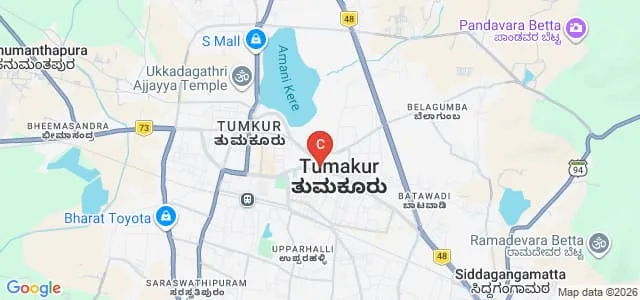 Sacred Heart First Grade College, Tumkur Map