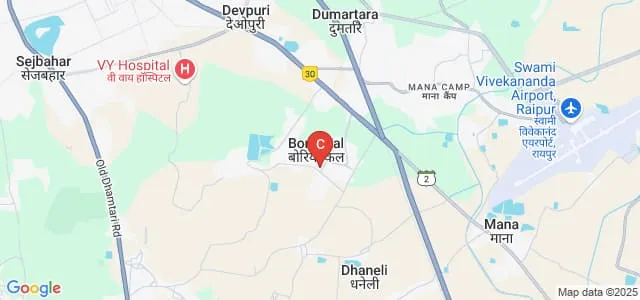 Dr Radhabai Government Navin Girls College, Raipur Map