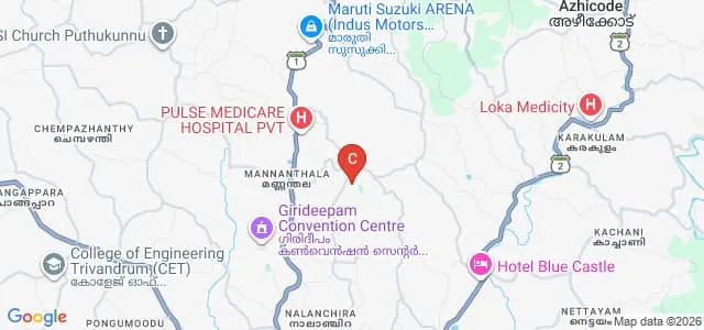 St Thomas Training College, Thiruvananthapuram Map
