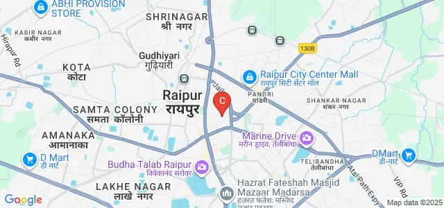 Government Dental College, Raipur Map