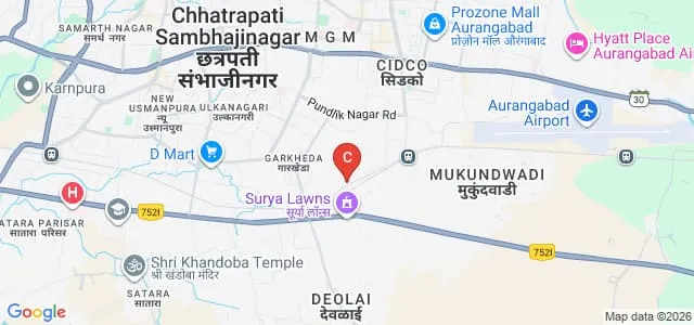 Swatantra Senani Uttamraoji Patil Nursing College, Aurangabad Map