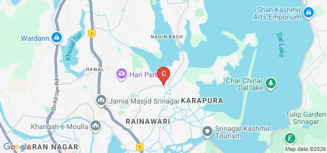 Kashmir Tibbia College Hospital and Research Centre, Bandipora Map