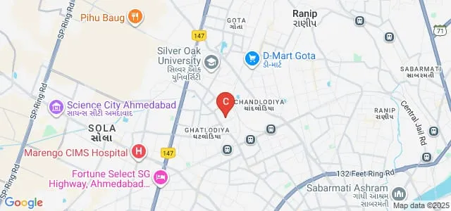 President Institute of Computer Application, Ahmedabad Map