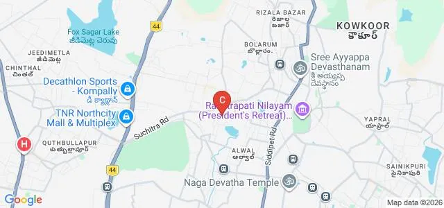 Loyola Academy, Secunderabad Map