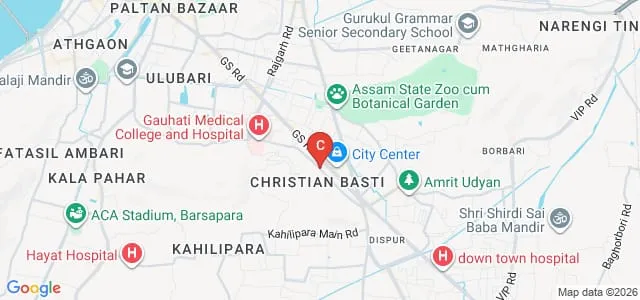Dispur College, Guwahati Map