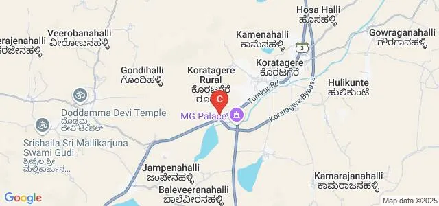 Government First Grade College, Koratagere Map