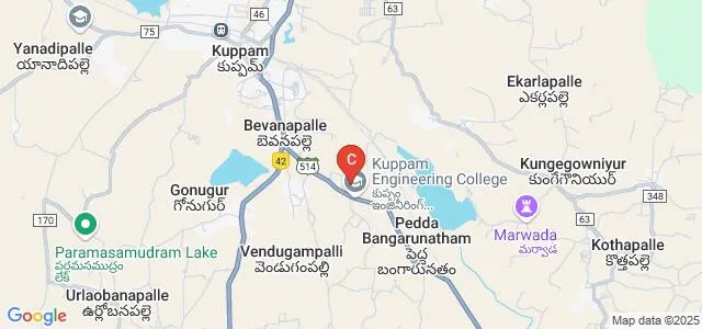 Kuppam Degree College, Kuppam Map
