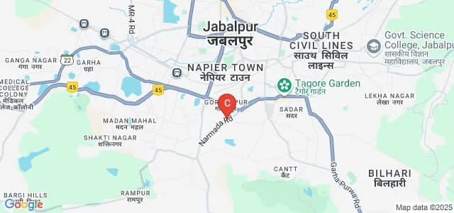 Hawabagh Women's College, Jabalpur Map