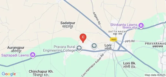 Pravara Rural Education Society's College of Agriculture Business Management, Loni Map