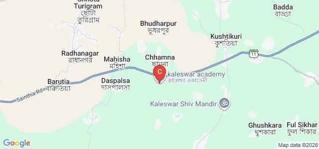 Kaleswar Academy, Birbhum Map