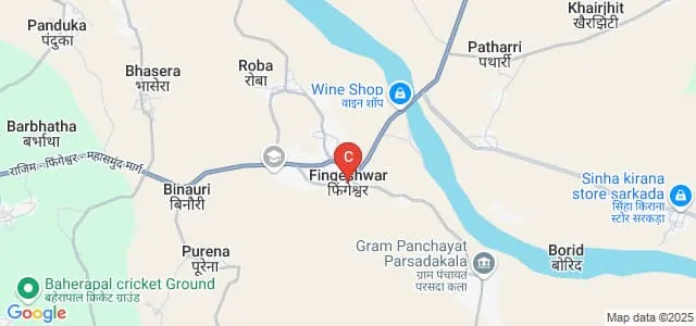 Fanikeshwar Nath Government College, Fingeshwar Map
