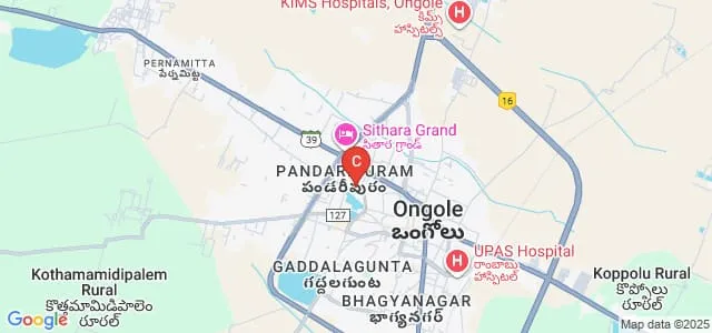 Indira Priyadarshini Law College, Ongole Map