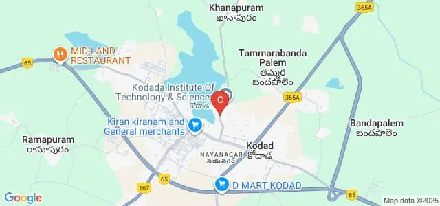 Anurag Pharmacy College, Kodad Map