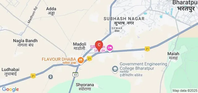 Shri Haridutt Degree College, Bharatpur Map
