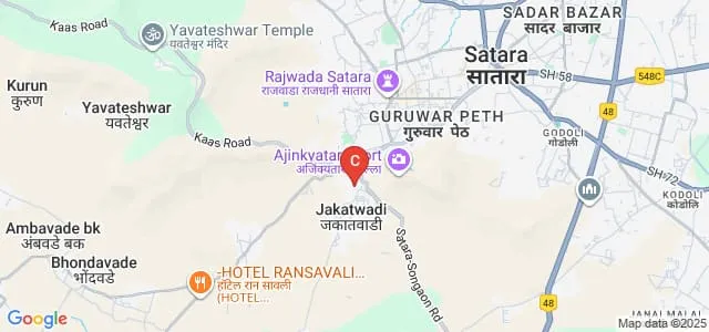 Yashwantrao Chavan School of Social Work, Satara Map