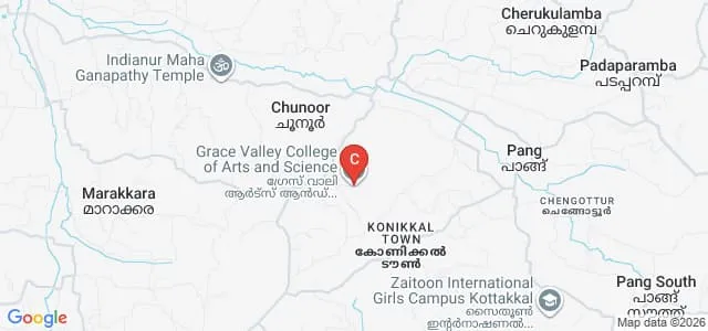 Grace Valley College of Arts and Science, Malappuram Map