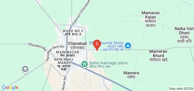 Ch RR Memorial College of Education, Ellenabad Map