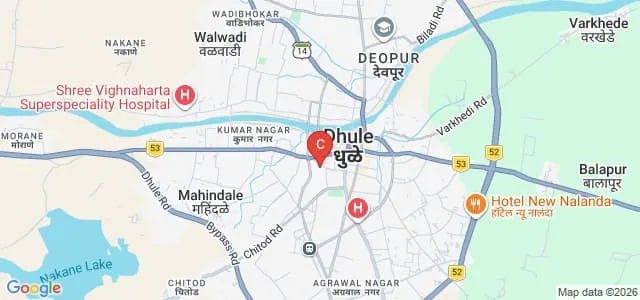 Dhule Education Society's College of Education, Dhule Map