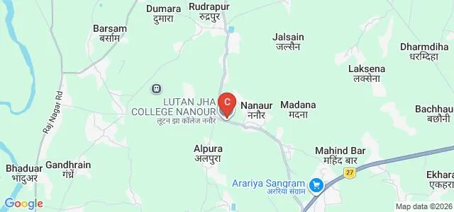 Lutan Jha College, Nanour Map