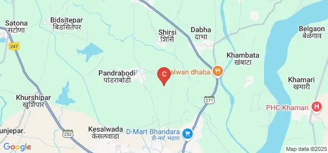 Bhojraj Bhondekar Ayurvedic Mahavidyalaya, Bhandara Map