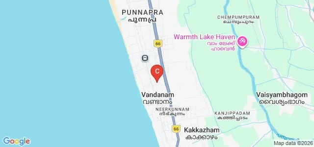 Government College of Nursing, Alappuzha Map