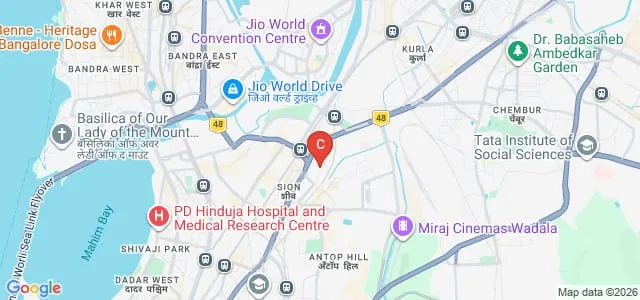 SIES College of Commerce and Economics, Mumbai Map