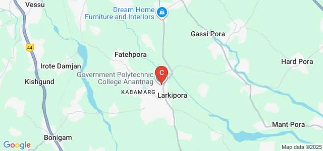 Government Polytechnic College, Anantnag Map
