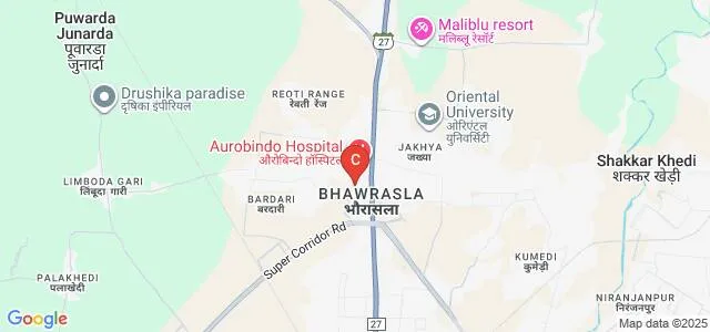 Sri Aurobindo Institute of Technology, Indore Map