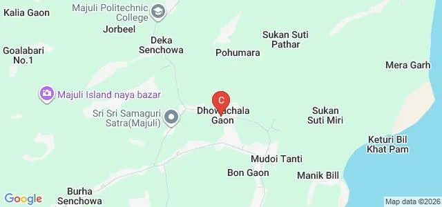 Pub Majuli College, Majuli Map