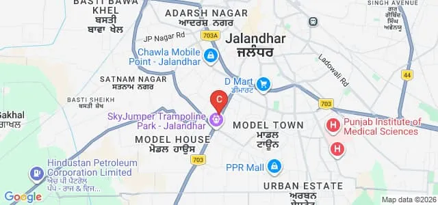 Northern India Institute of Fashion Technology, Jalandhar Map