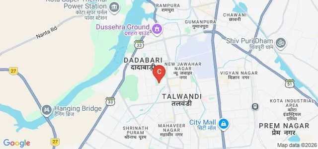 Albert Einstein Women's Teacher's Training College, Kota Map