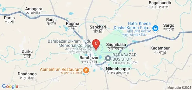 Barabazar Bikram Tudu Memorial College, Purulia Map