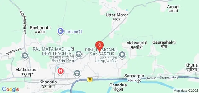 B Ed Teacher Training College, Khagaria Map