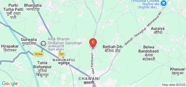 Chanakya College of Education, Bettiah Map