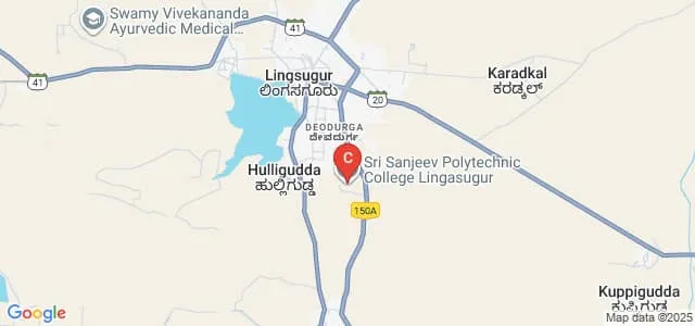 Sri Sanjeev Polytechnic, Raichur Map