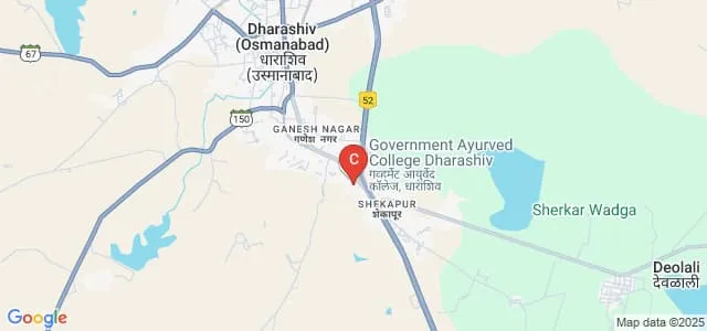 Government Ayurvedic College and Hospital, Osmanabad Map