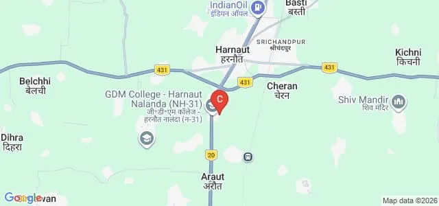 GDM College, Harnaut Map